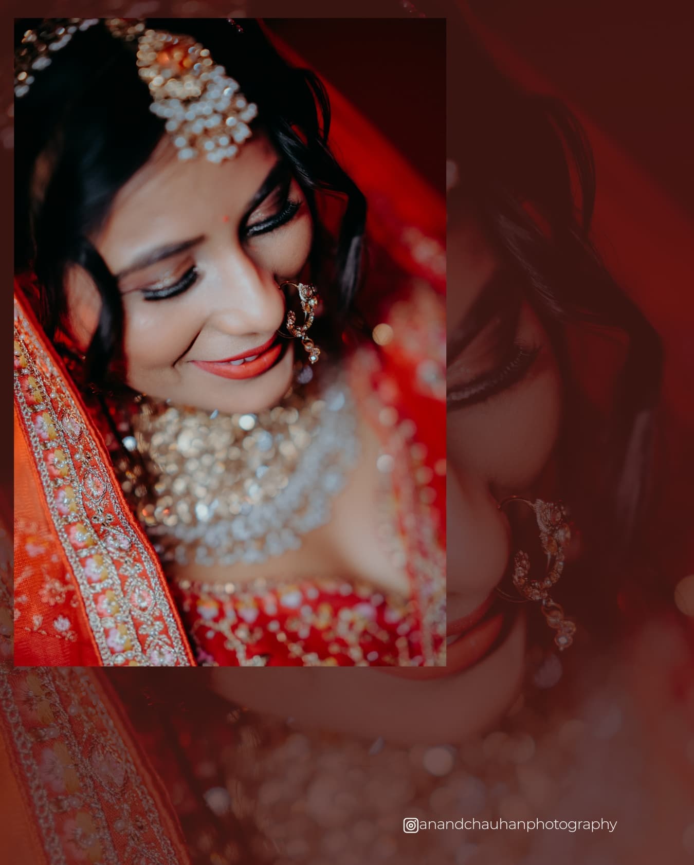 Barkha's bridal makeup portrat