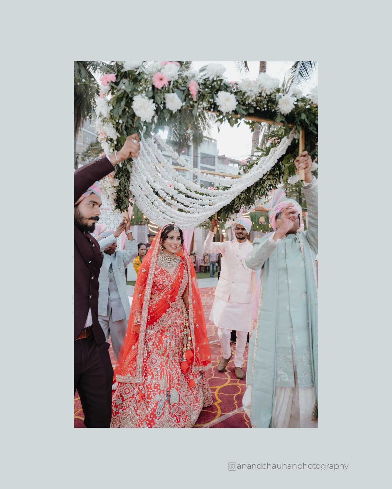 Barkha's bridal entry